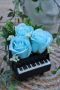 Декорация пиано със сапунени цветя, букет, рози, снимка 6