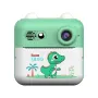 Детски дигитален фотоапарат с дисплей за моментални снимки с печат Зелен, снимка 1