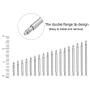 Комплект от 270 стоманени патенти за часовници смяна на верижки каишки инструмент за часовникари, снимка 6