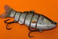 VTAVTA 10/14 см потъващи воблери Риболовни примамки Съединена Crankbait Swimbait 8-сегментна твърда , снимка 1