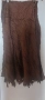 Дълга кафява пола размер М , снимка 4