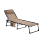 Сгъваем градински шезлонг - легло с джоб - пълен релакс и комфорт, снимка 6
