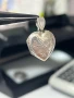 Сребърна висулка сърце 925 , снимка 9