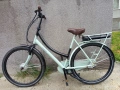 28 цола електрически алуминиев велосипед с 3 скорости усилени капли амортисьои преден , снимка 1