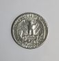 1/4 долар САЩ 25 цента Америка , Четвърт долар Сребърна монета Втората световна , снимка 3