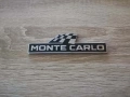 емблема Skoda Monte Carlo черно със сребристо, снимка 1