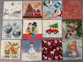 Колекция от 100 бр. коледни салфетки, снимка 8