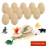 4812 Голям Творчески Комплект за Момчета: 12 Глинени Яйца с Фигурки на Динозаври вътре, снимка 2