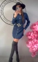 Разкошна рокля деним, снимка 1