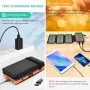 Соларен панел Соларна батерия преносимо слънчево зарядно устройство 26800 mAh бързо зареждане PD 18w, снимка 3