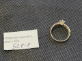 Златен дамски пръстен 1.44гр-14к, снимка 2