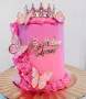 Birthday Queen сребрист златист надпис акрил топер декор украса за торта рожден ден кралица , снимка 4