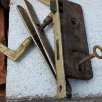 Метални брави с бронзови дръжки и бронзов обков, снимка 3 - Други стоки за дома - 45626746