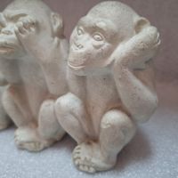 Трите Мъдри Маймуни "Не знам, не чух, не видях!, снимка 5 - Статуетки - 45432211