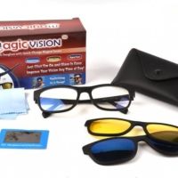Магнитни очила 3 в 1 Magic vision, снимка 1 - Слънчеви и диоптрични очила - 45520996