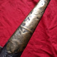 Хайбер, ятаган , меч. Булатна стомана., снимка 8 - Антикварни и старинни предмети - 45482812