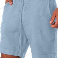 Нов стил мъжки къси три четвърти ежедневни панталони с шнур, 9цвята , снимка 12 - Къси панталони - 45163464