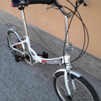 Продава се немско, сгъваемо алуминиево колело 20" цола, снимка 4 - Велосипеди - 45033966