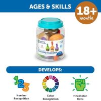 Нови Монтесори играчки Образователни кексчета с числа и цветове за деца Learning Resources , снимка 3 - Образователни игри - 45791398