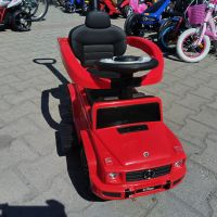 LORELLI кола за яздене с дръжка Mercedes-benz G350d червен, снимка 3 - Образователни игри - 45264101