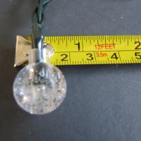 ZeMu Соларни светлини 12 м 100 светодиода водоустойчиви кристални топки за декорация, топло бяло, снимка 2 - Соларни лампи - 45402724