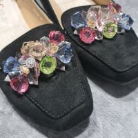Дамски обувки мокасини с кристали, снимка 3 - Дамски ежедневни обувки - 45387410
