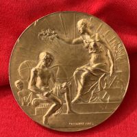 Медал Международно изложение Париж Франция 1910 г. ?, снимка 8 - Антикварни и старинни предмети - 45120380