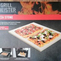 Камък за печене на пица Grill Master 30 х 38 см, снимка 1 - Съдове за готвене - 45701879