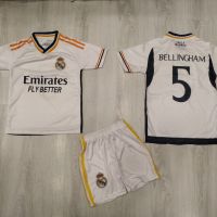 Bellingham Белингам Реал Мадрид бял и черен екип  + Калци 57лв, снимка 3 - Футбол - 45399231