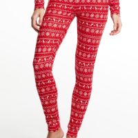 Червена коледна дамска пижама  със снежинки, снимка 4 - Пижами - 45664529