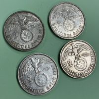 Лот от 4 бр. 2 райхсмарки 1936-1939 г - сребърни монети, снимка 1 - Нумизматика и бонистика - 45745813