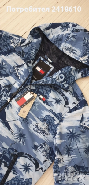Tommy Hilfiger Mens Windbreaker Jacket Size M Пролет - Есен НОВО! ОРИГИНАЛ! Мъжко Яке!, снимка 1