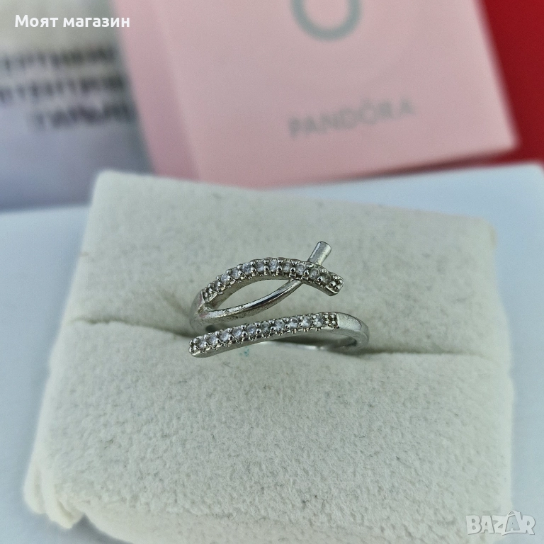 Пръстен „Twisted Lines“ 💫✨, снимка 1