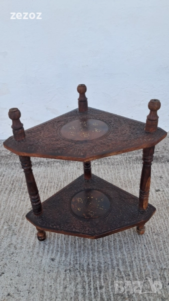 Етажерка махагов масив, снимка 1