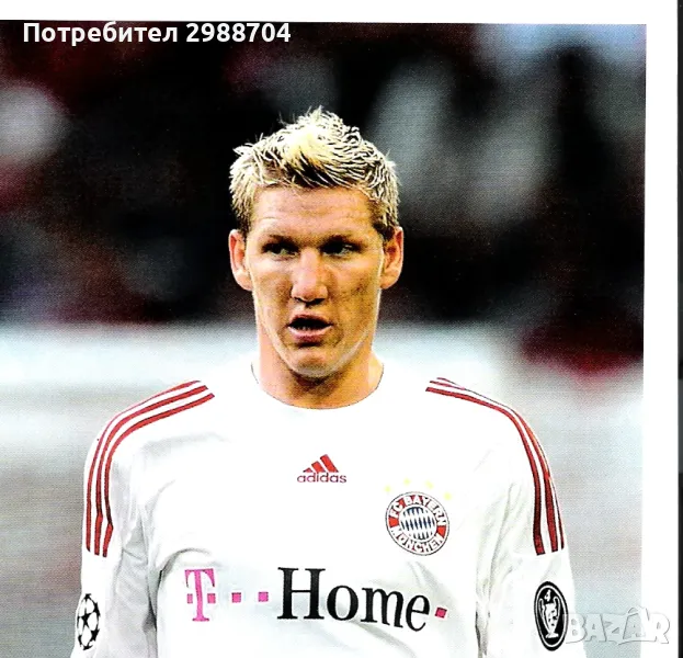 футболна тениска Bayern Munich Bastian Schweinsteiger, снимка 1