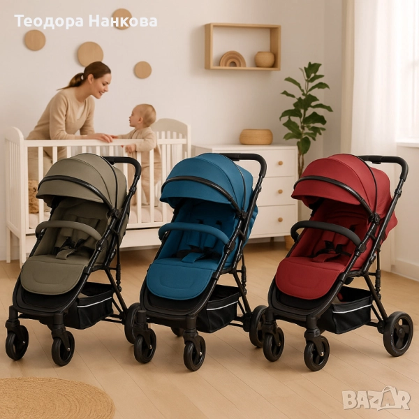 бебшка количка 2в1, снимка 1