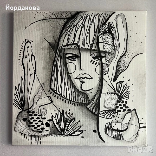 Авторска картина на платно , снимка 1