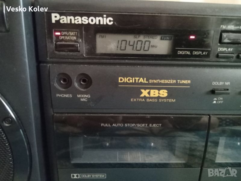 Двукасетъчен радиокасетофон Panasonik, снимка 1