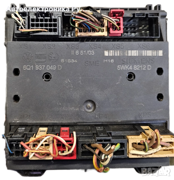 комфорт модул SEAT IBIZA SKODA FABIA VW POLO, 6Q1937049D, 6Q1 937 049 D, SIEMENS, 5WK48212D, снимка 1