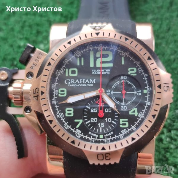 Мъжки луксозен часовник Graham Chronofighter, снимка 1