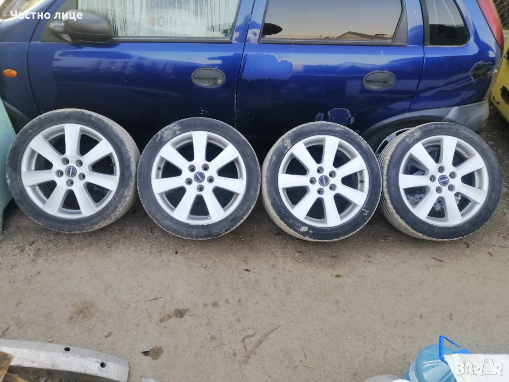 4Бр. Алуминиеви джанти Борбет 17" 5х112 , снимка 1