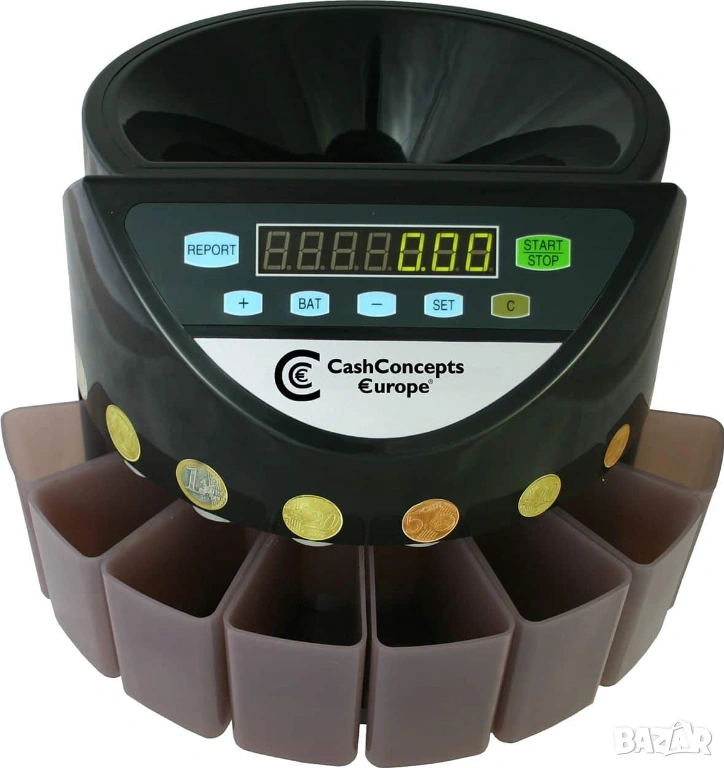 Монетоброячна машина за ЕВРО EURO CCE 400  Брои/сортира до 230бр/мин., снимка 1