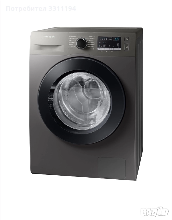 Пералня със сушилня Samsung WD80T4046CX/LE, Пране 8 кг, Сушене 5 кг, 1400 об/мин, Инверторен мотор, , снимка 1