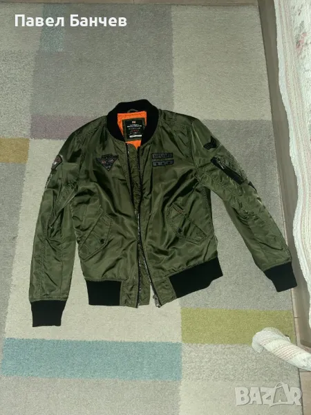 Яке Superdry bomber patch rookie flight, снимка 1