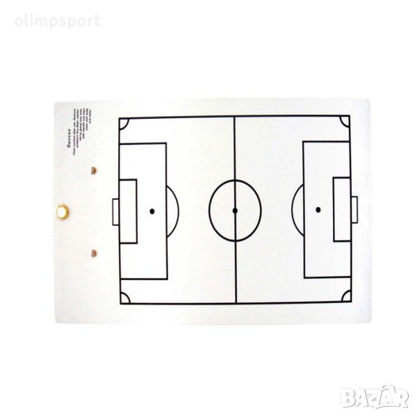 Футболна тактическа дъска  Характеристики: Повърхност: пластмаса Маркер: включен Гума: включена , снимка 1