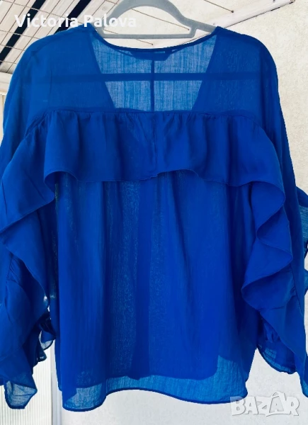 Блуза/риза от рами ( 56%) ZARA COLLECTION , снимка 1