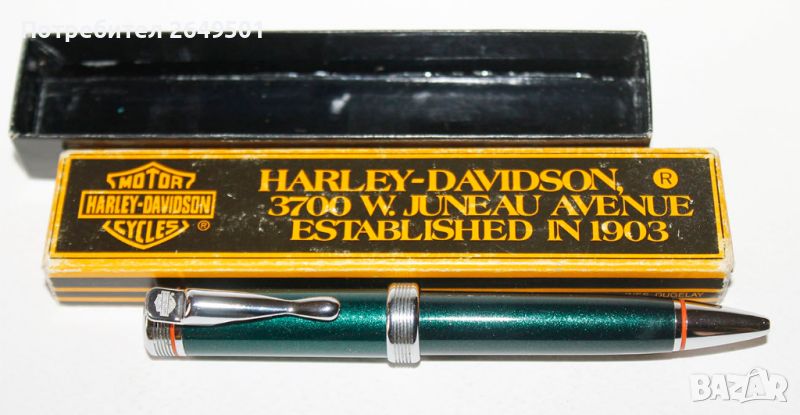 Рядка химикалка Harley Davidson с оригиналната кутия, снимка 1