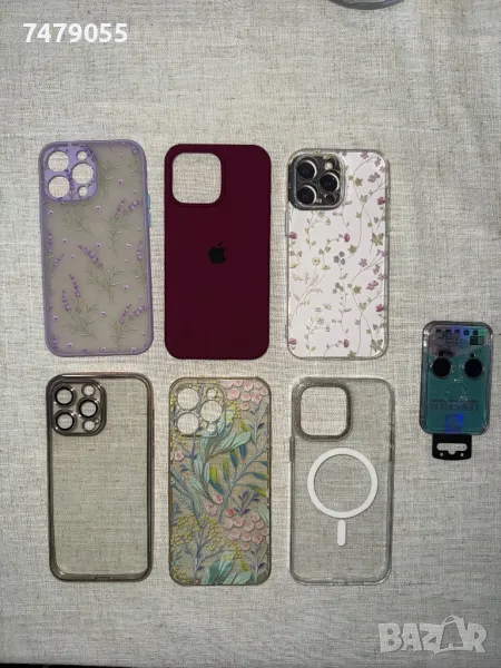 2 броя кейсове за камера и 6 кейса за IPhone 14 Pro max, снимка 1