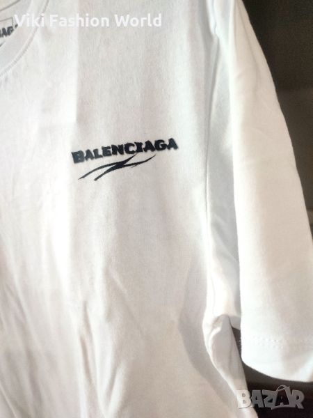 BALENCIAGA 2024 NEW Design тениска бяла , снимка 1