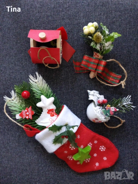 Ръчно изработени коледни украси, подходящи и за елха, снимка 1